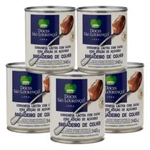 Kit c/ 5und Brigadeiro de Colher Zero SAO LOURENCO 345g Kit c/ 5und Brigadeiro de Colher Zero SAO LOURENCO 345g