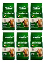 Kit C/6 Açúcar Orgânico Cristal Claro-native 1kg