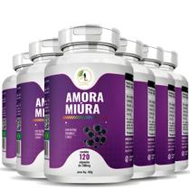 Kit C/6 Amo ra Miú ra Vit C Selênio e Zinco 120 Cáps Fits Life