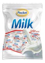 Kit c/ 6 Bala De Leite Pocket Milk Leche Cremosa 100g