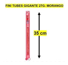 Kit c/ 6 Bala Fini Tubes 27g Regaliz Gigante Morango