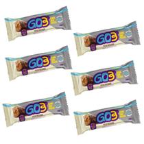 KIT C/6 Barra de Proteína Pé de Moleque 50gr 11Gr Proteína