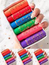 Kit C/ 6 Batons mágicos coloridos 24 horas