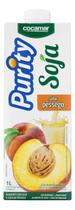 Kit c/ 6 Bebida a Base de Soja Pessego Purity Caixa 1l Kit c/ 6 Bebida a Base de Soja Pessego Purity Caixa 1l