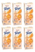 Kit C/6 Bebida A Base De Soja Yakult Tonyu Laranja 200ml