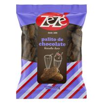 Kit c/ 6 Biscoito Bolacha Sabor Chocolate Palito Zeze 300g