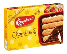 Kit c/ 6 Biscoito Champanhe com Acucar Cristal Bauducco 150g