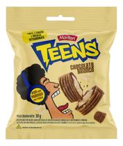 Kit c/ 6 Biscoito Recheio Chocolate Branco Marilan Teens