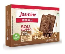 Kit c/ 6 Biscoito Sou Sweet Cacau E Cereais Jasmine 75g