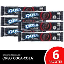 Kit c/6 Biscoitos Oreo Coca-cola - Edição Limitada 90g