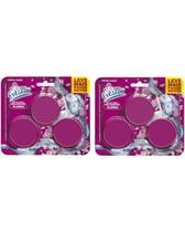 Kit c/6 bloco p/ caixa acoplada triplo 45g floral