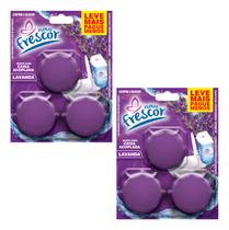 Kit c/6 bloco p/ caixa acoplada triplo 45g lavanda Kit c/6 bloco p/ caixa acoplada triplo 45g lavanda