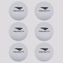 Kit C/ 6 Bolas de Tênis de Mesa Penalty Brancas Kit C/ 6 Bolas de Tênis de Mesa Penalty Brancas