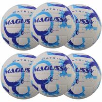 Kit C/ 6 Bolas Magussy Vôlei Matrix Soft Touch