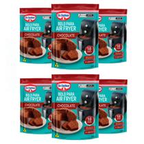 Kit c/6 Bolo para Air Fryer Chocolate 230gr - Dr. Oetker Kit c/6 Bolo para Air Fryer Chocolate 230gr - Dr. Oetker