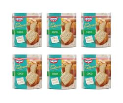Kit c/ 6 Bolo Tradicional de Coco 400g - Dr. Oetker