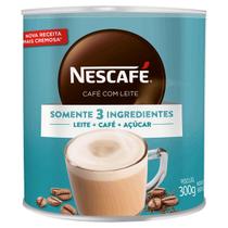 Kit c/ 6 Cafe Nescafe Cafe Com Leite 300g