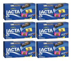 Kit C/6 Caixa De Bombom Lacta 250,6g