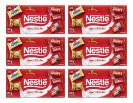 Kit C/6 Caixa De Bombom Nestlé Especialidades 251g Kit C/6 Caixa De Bombom Nestlé Especialidades 251g