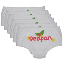 Kit c/6 Calcinha Infantil Glitz Geofan Kit c/6 Calcinha Infantil Glitz Geofan