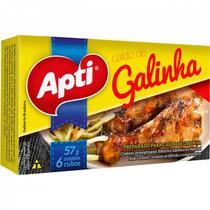 Kit c/ 6 Caldo De Galinha Apti 57g 6 Cubos