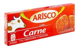 Kit c/ 6 Caldo em Tablete Carne Arisco Caixa 114g