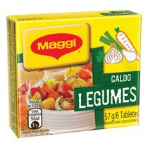 Kit c/ 6 Caldo em Tablete Legumes Maggi Caixa 57g