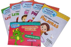 Kit C/6 Cartilhas Infantis De Alfabetização - Exercitando a Escrita e Coordenação Motora