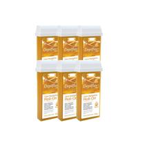 Kit c/6 Cera Refil Roll On Natural 100g - Depilflax Kit c/6 Cera Refil Roll On Natural 100g - Depilflax