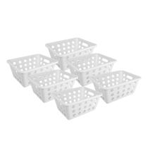 Kit c/ 6 Cestas One Organizadoras Pequena 18,6 x 14,2 x 8,2 cm Natural Coza Brinox 10808/0001 Kit c/ 6 Cestas One Organizadoras Pequena 18,6 x 14,2 x 8,2 cm Natural Coza Brinox 10808/0001