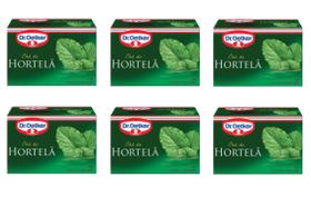 Kit c/ 6 Chá de Hortelã 15 sachês cada - Dr. Oetker Kit c/ 6 Chá de Hortelã 15 sachês cada - Dr. Oetker