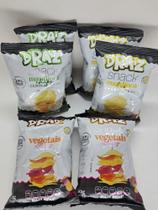 Kit C/ 6 Chips Snack Raiz Do Bem 40gr Mandioca E Batata Doce