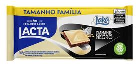 Kit c/ 6 Chocolate Lacta Laka Diamante Negro 165g Tamanho