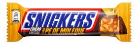 Kit c/ 6 Chocolate Pe de Moleque Snickers Pacote 42g