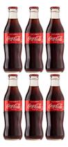 Kit C/6 Coca-cola Original Garrafa De Vidro 250ml Kit C/6 Coca-cola Original Garrafa De Vidro 250ml