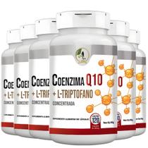 Kit C/6 Coenzima Q10 + L- Triptofano 120 Cáps - Fits Life