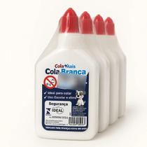 Kit C/6 Cola Branca 90g Escolar P/ Slime Artesanato Papel Kit C/6 Cola Branca 90g Escolar P/ Slime Artesanato Papel