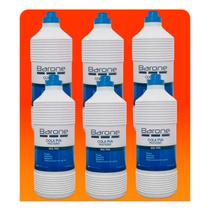 kit c/6 cola Branca Líquida barone Extra Adesivo PVA 1KG kit c/6 cola Branca Líquida barone Extra Adesivo PVA 1KG