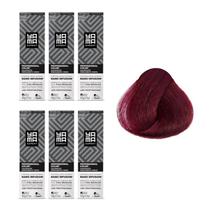 Kit C/6 Colorações Prof Color Nano Infusion 8.26 Louro Claro Irisado Ave Marsala Kit C/6 Colorações Prof Color Nano Infusion 8.26 Louro Claro Irisado Ave Marsala