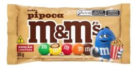 Kit c/ 6 Confeito De Chocolate M&m's 35g Pipoca M&m Mars