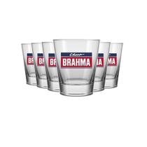 Kit c/6 Copos Brahma Old Fashioned 220ml Nadir Caldereta