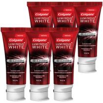Kit C/ 6 Cremes Dental Colgate Luminous White Carvão Ativado 70g Kit C/ 6 Cremes Dental Colgate Luminous White Carvão Ativado 70g