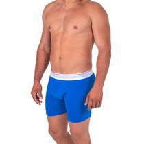 Kit C/6 Cueca Boxer ALGODAO Masculino LONG LEG Box malha Revenda