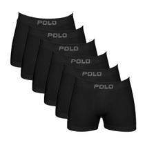 Kit C/6 Cuecas Boxer Polo 781 Algodão Masculina Sortido