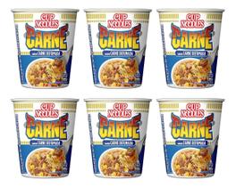 Kit C/6 Cup Noodles Carne Defumada 69g