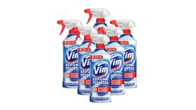 Kit c/ 6 Desinfetante Vim Espuma Poderosa Multiuso 450ml