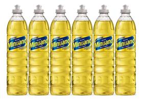 Kit C/6 Detergente Liquido Minuano Neutro 500ml