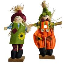 kit c/6 Espantalho de mesa casal palha festa junina kit c/6 Espantalho de mesa casal palha festa junina