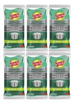 Kit C/6 Esponja Antibac Esferas De Limpeza Scotch Brite