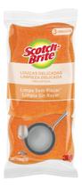 Kit c/ 6 Esponja Scotch-Brite Nao Risca Limpeza Delicada
